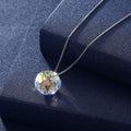 Swarovski Crystal Necklace in 925 Sterling Silver