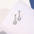 Damira S925 Silver Earrings with Zirconia Drops