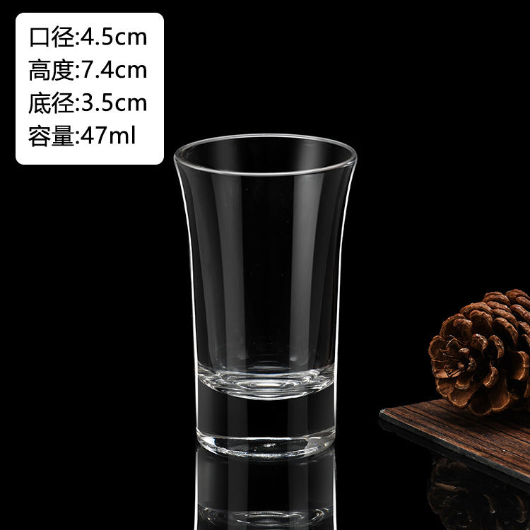Glass White Wine Glass suit Wine Dispenser Glass Small Wine Glass Commercial One-cup Household Small Wine Pot Wine Cup Bullet Cup
