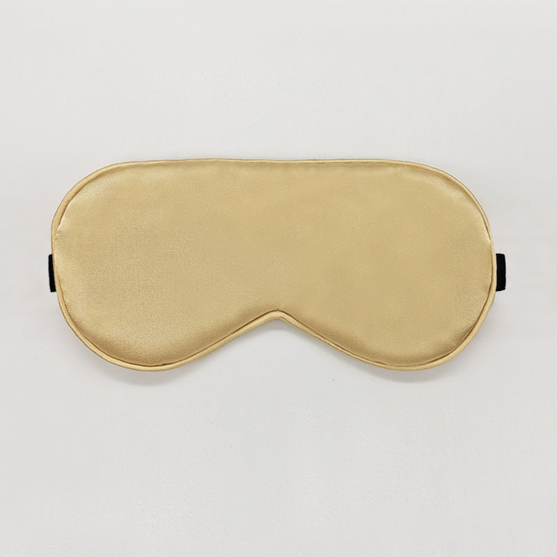 Cross-Border Eye Masks in Stock, Double-Sided Imitation Silk Sleep Wholesale, Blackout for Nap, Travel, Aviation, Full Blackout Eye Protection