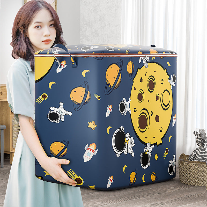 Spaceman Storage Bag Storage Basket Clothes Quilt Storage Bag Waterproof Dust-proof Moisture-proof Oversized Moving Bag