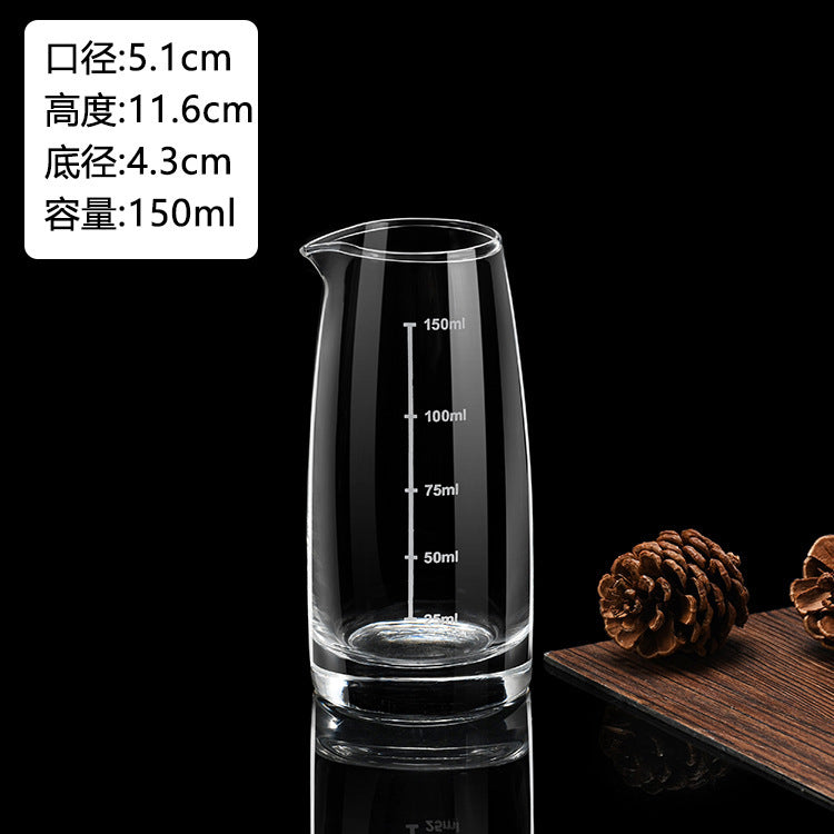 Glass White Wine Glass suit Wine Dispenser Glass Small Wine Glass Commercial One-cup Household Small Wine Pot Wine Cup Bullet Cup