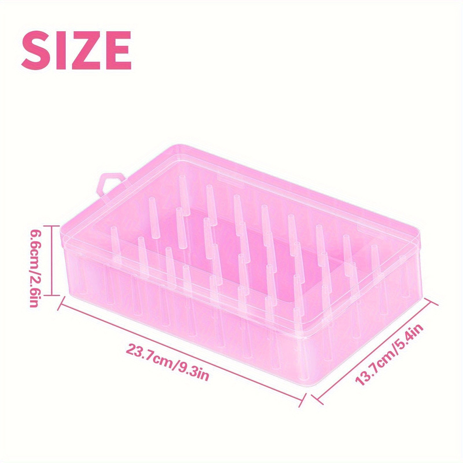 Factory Direct Sales Cross-Border Large-Capacity Sewing Box 42-Axis Needlework Sewing Tool Storage Box Plastic Pp Sewing Storage
