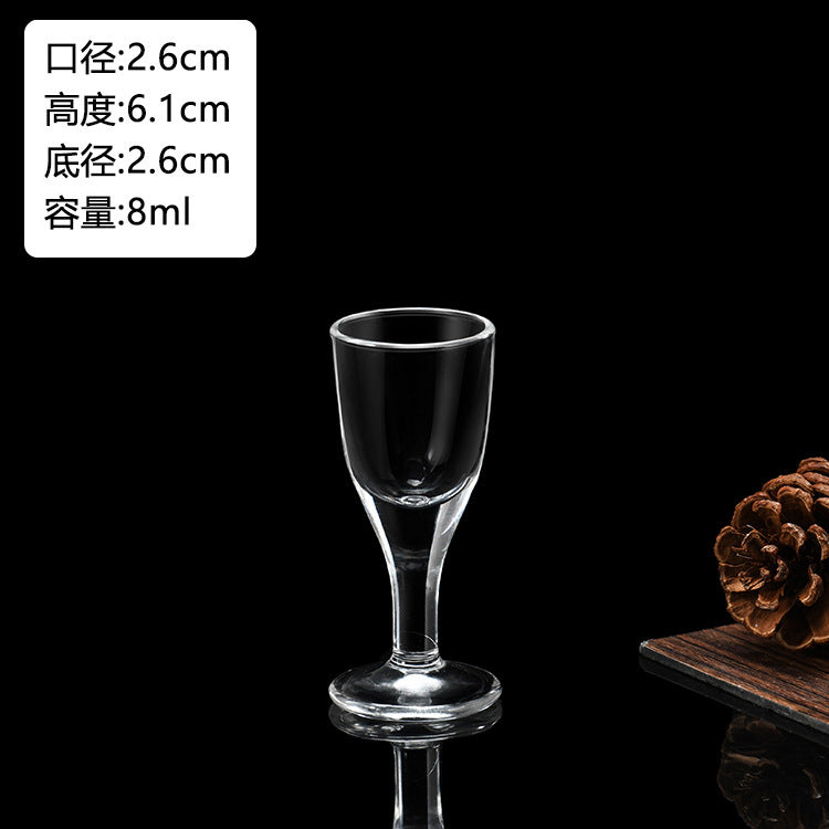 Glass White Wine Glass suit Wine Dispenser Glass Small Wine Glass Commercial One-cup Household Small Wine Pot Wine Cup Bullet Cup