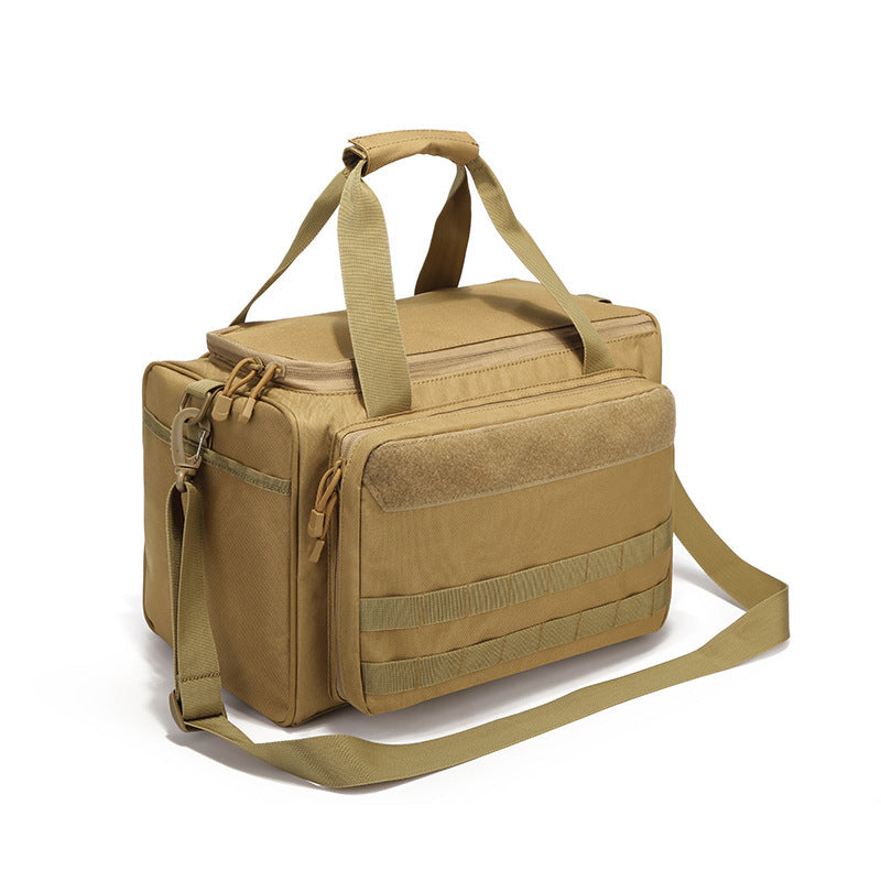 Factory Direct Sales Outdoor Tactical Multi-Functional Large-Capacity Handbag Storage Gun Bag Handbag Shoulder Bag Military Fan Bag