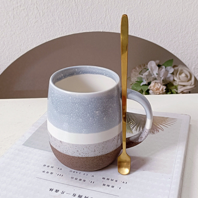 Cross-Border Exclusive Supply of High-End Tea and Water Separation Cups, Suitable for Home and Dormitory Use, Large-Capacity Breakfast Mugs