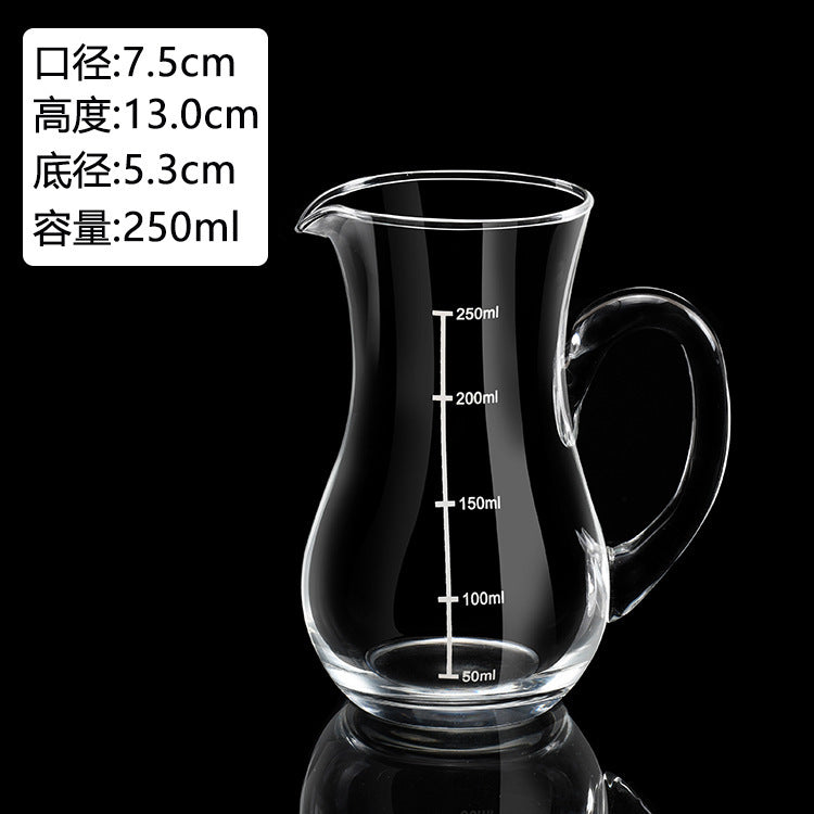 Glass White Wine Glass suit Wine Dispenser Glass Small Wine Glass Commercial One-cup Household Small Wine Pot Wine Cup Bullet Cup