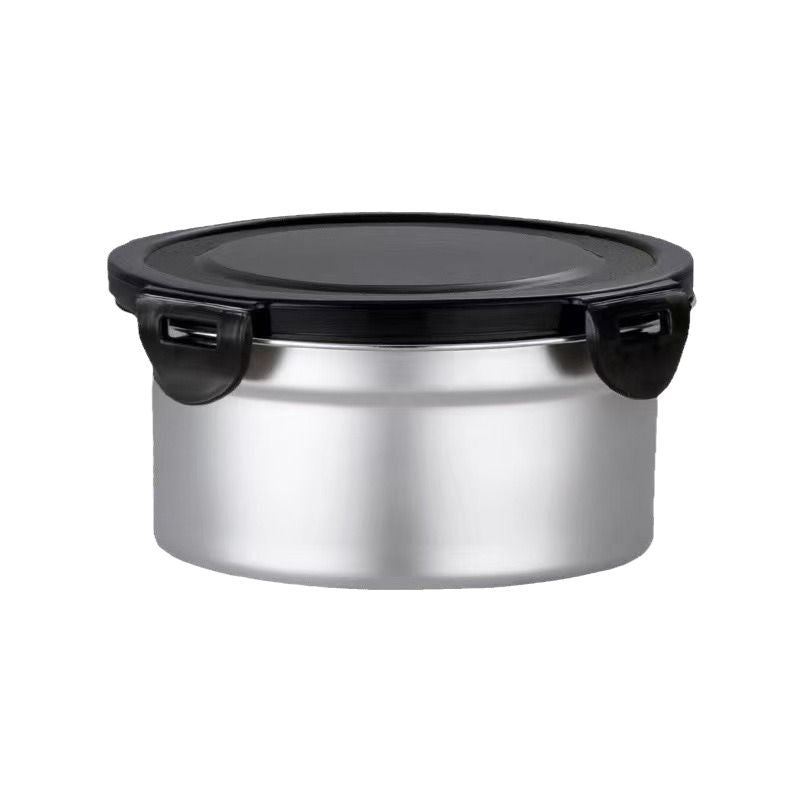 Cross-Border Stainless Steel Crisper Food Storage Box Refrigerator Sealed Box Fruit Lunch Box Lunch Box Korean Three-Piece Set