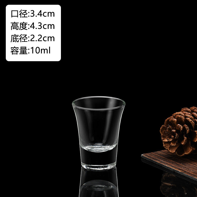 Glass White Wine Glass suit Wine Dispenser Glass Small Wine Glass Commercial One-cup Household Small Wine Pot Wine Cup Bullet Cup
