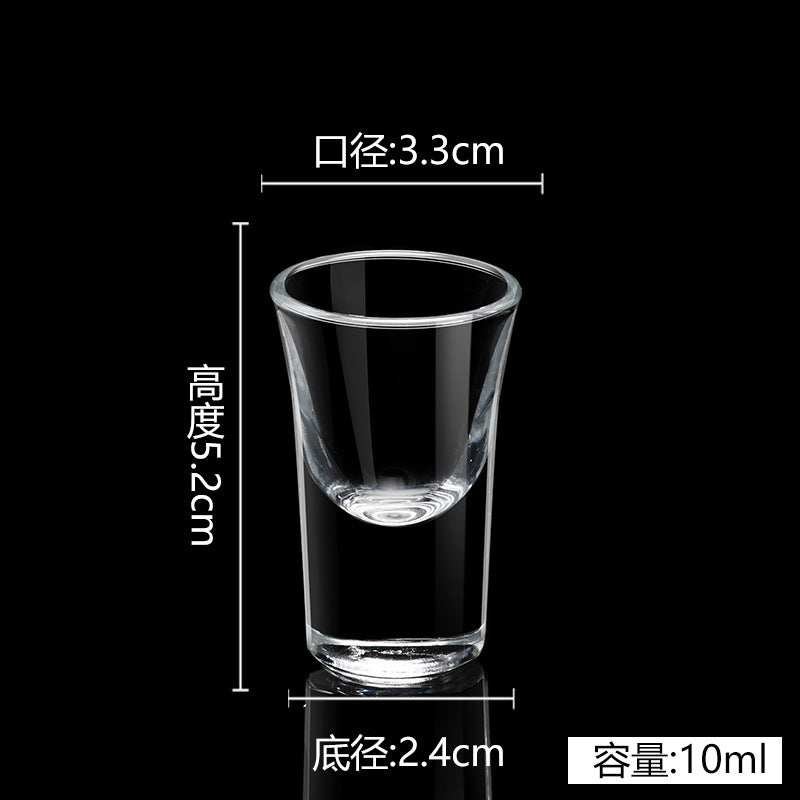 Glass White Wine Glass suit Wine Dispenser Glass Small Wine Glass Commercial One-cup Household Small Wine Pot Wine Cup Bullet Cup