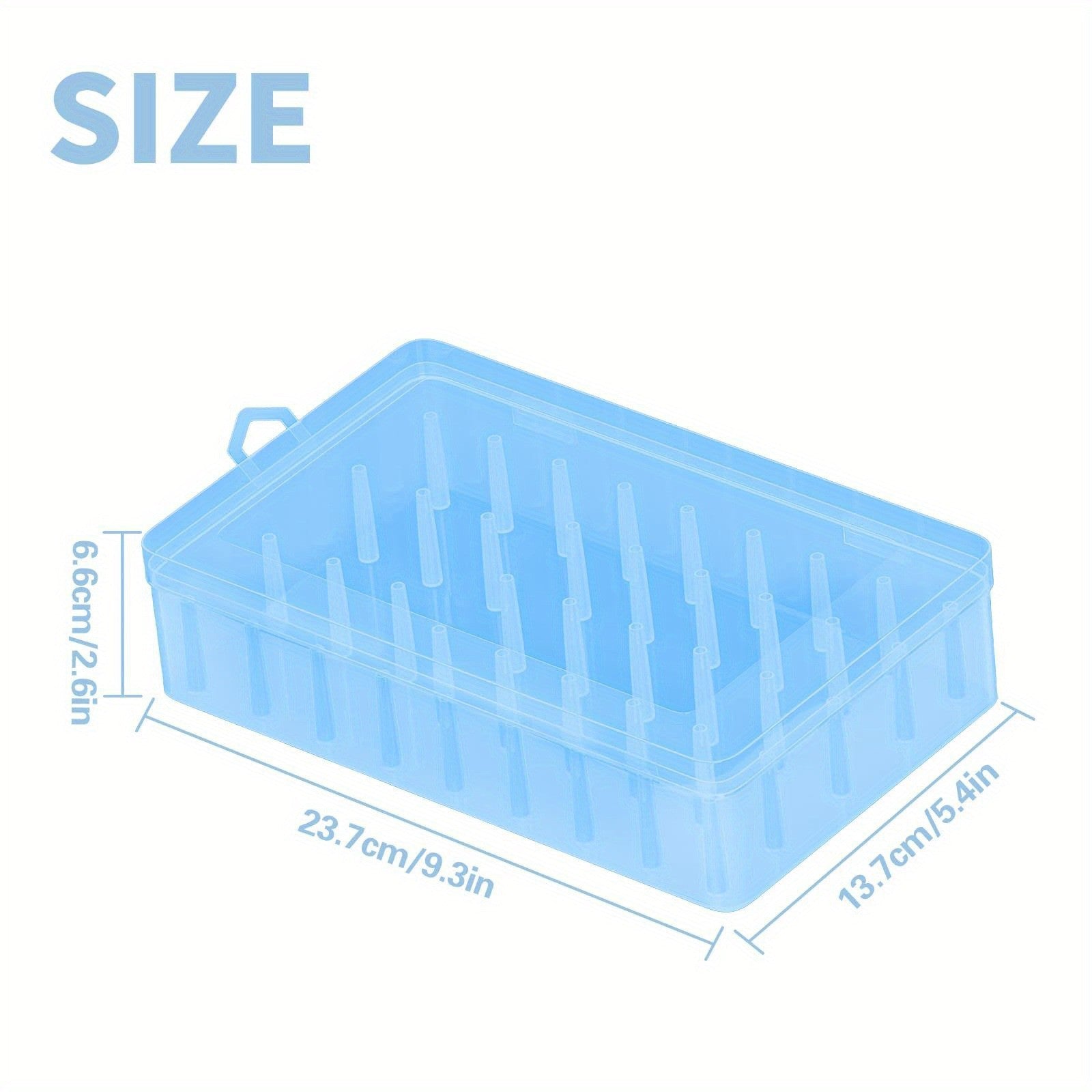 Factory Direct Sales Cross-Border Large-Capacity Sewing Box 42-Axis Needlework Sewing Tool Storage Box Plastic Pp Sewing Storage