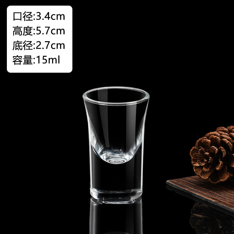Glass White Wine Glass suit Wine Dispenser Glass Small Wine Glass Commercial One-cup Household Small Wine Pot Wine Cup Bullet Cup