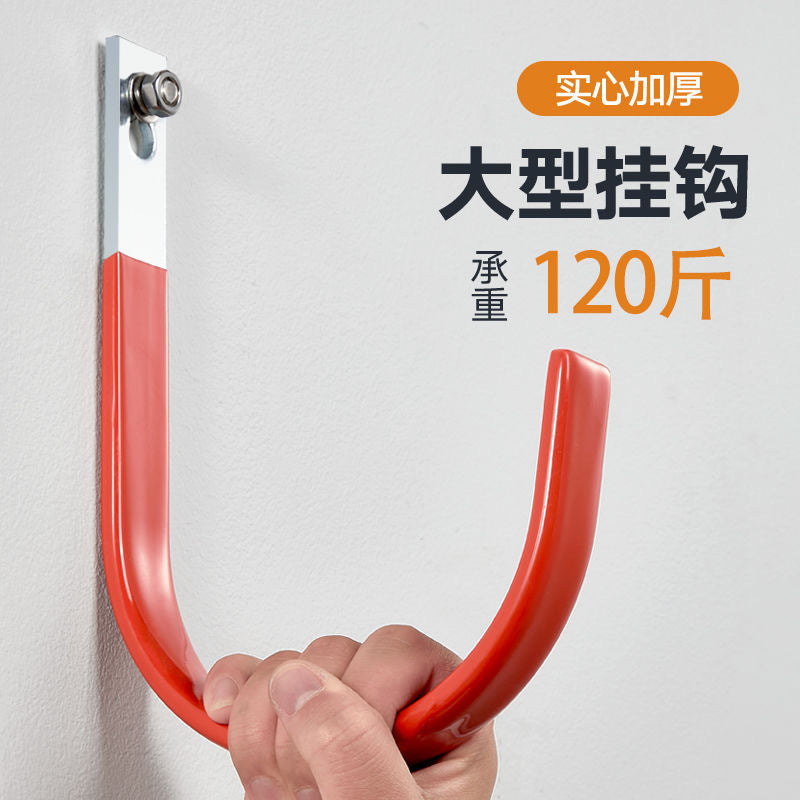 Outdoor heavy objects hanging hook wall hanging rack ladder cable water pipe hook tool hook drilling single hook