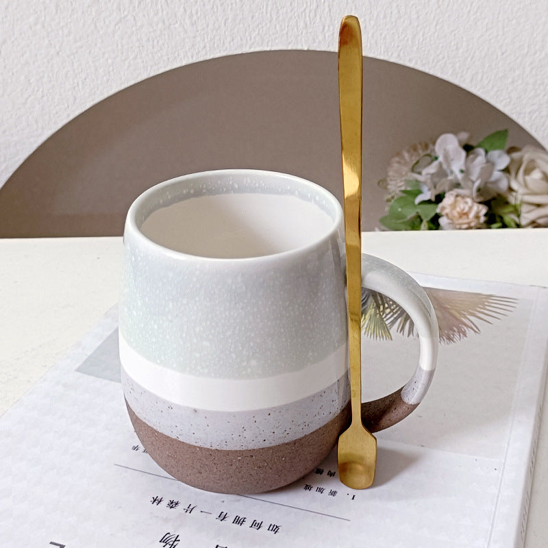 Cross-Border Exclusive Supply of High-End Tea and Water Separation Cups, Suitable for Home and Dormitory Use, Large-Capacity Breakfast Mugs