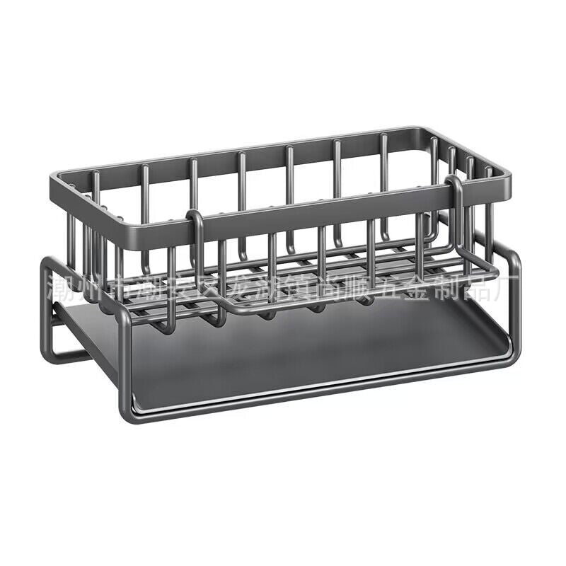 Cross-border Rack Kitchen Rack Sponge Drying Rack Sink Countertop Drying Blue Multi-functional Rack Storage Rack