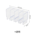 Wall-mounted non-perforated toilet facial cleanser storage rack cosmetics rack mirror cabinet toothpaste drain holder