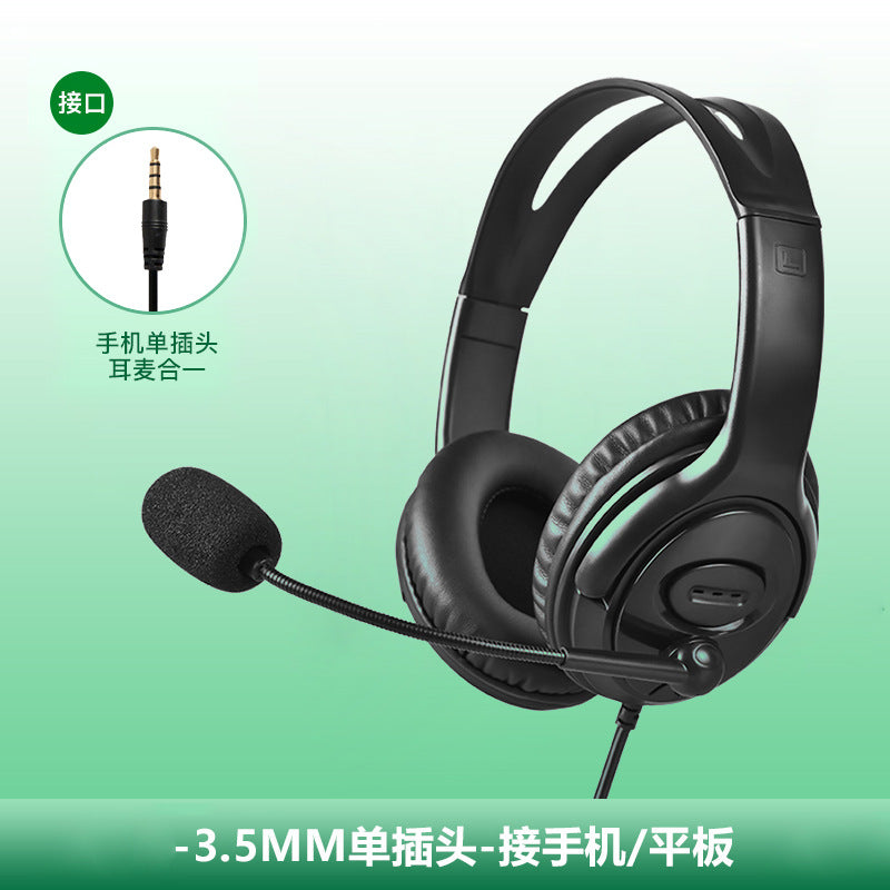 Special Headset for Traffic Service Customer Service Headset Traffic Headset Electric Sales Customer Service Online Lesson Learning Computer Headset for Traffic Service