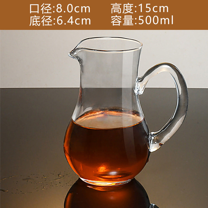 Glass White Wine Glass suit Wine Dispenser Glass Small Wine Glass Commercial One-cup Household Small Wine Pot Wine Cup Bullet Cup