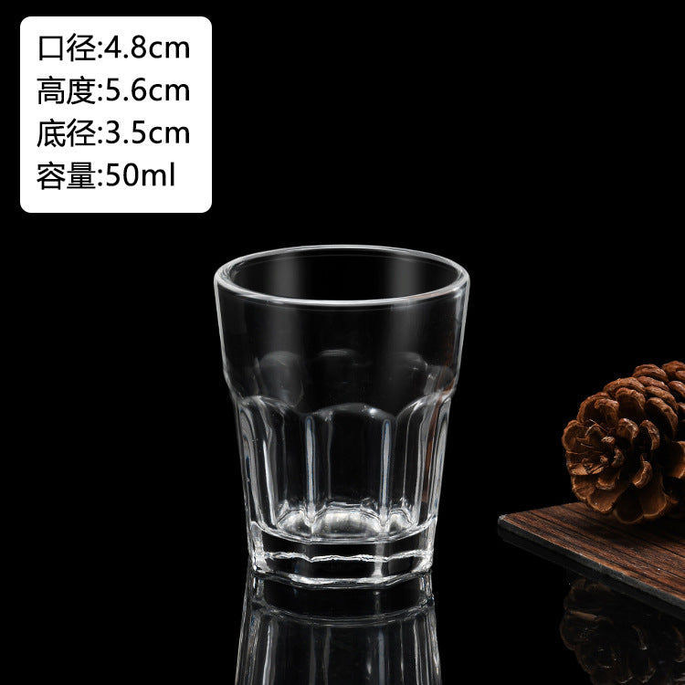Glass White Wine Glass suit Wine Dispenser Glass Small Wine Glass Commercial One-cup Household Small Wine Pot Wine Cup Bullet Cup
