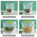 Grain Storage Bag Household Kitchen Transparent Rice Moisture-proof Sealed Packaging Bag Thickened Portable Suction Mouth Bag