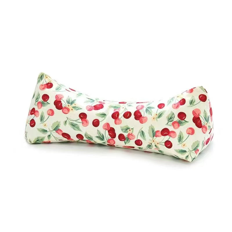 Wholesale Pure Cotton Pure Buckwheat Shell Diamond Cervical Pillow Household Adult Waist Pillow Nap Pillow Wholesale Buckwheat Pillow