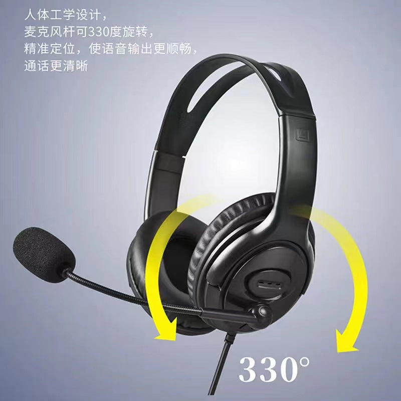 Special Headset for Traffic Service Customer Service Headset Traffic Headset Electric Sales Customer Service Online Lesson Learning Computer Headset for Traffic Service