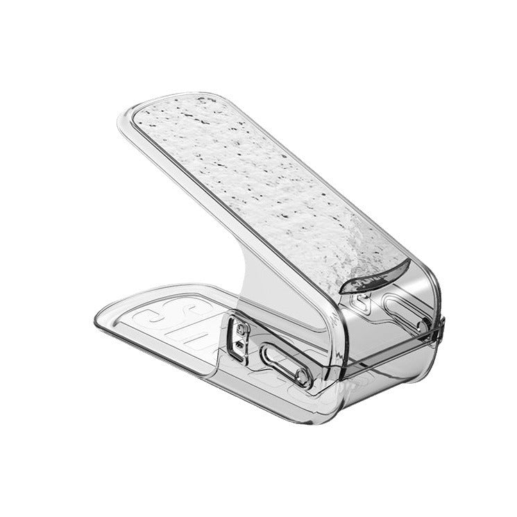 Shoe Storage Artifact Adjustable Double-Layer Shoe Support Layered Shoe Cabinet Foldableing Space-Saving Plastic Shoe Support Bracket
