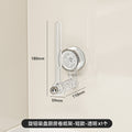 Suction Cup Kitchen Tissue Rack Punch-free Cabinet Paper Hanger Preservative Film Storage Lazy Rag Hanging Rod Roll Paper Rack