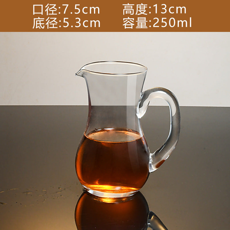 Glass White Wine Glass suit Wine Dispenser Glass Small Wine Glass Commercial One-cup Household Small Wine Pot Wine Cup Bullet Cup