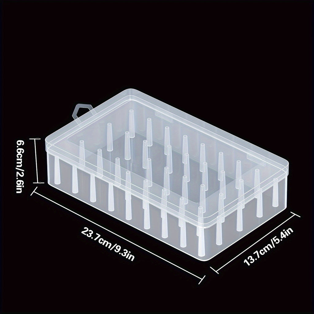 Factory Direct Sales Cross-Border Large-Capacity Sewing Box 42-Axis Needlework Sewing Tool Storage Box Plastic Pp Sewing Storage