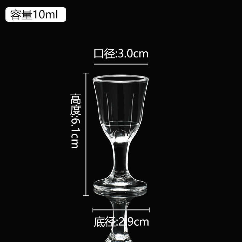 Glass White Wine Glass suit Wine Dispenser Glass Small Wine Glass Commercial One-cup Household Small Wine Pot Wine Cup Bullet Cup
