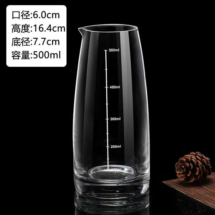 Glass White Wine Glass suit Wine Dispenser Glass Small Wine Glass Commercial One-cup Household Small Wine Pot Wine Cup Bullet Cup
