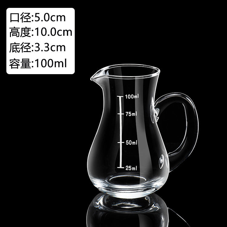 Glass White Wine Glass suit Wine Dispenser Glass Small Wine Glass Commercial One-cup Household Small Wine Pot Wine Cup Bullet Cup