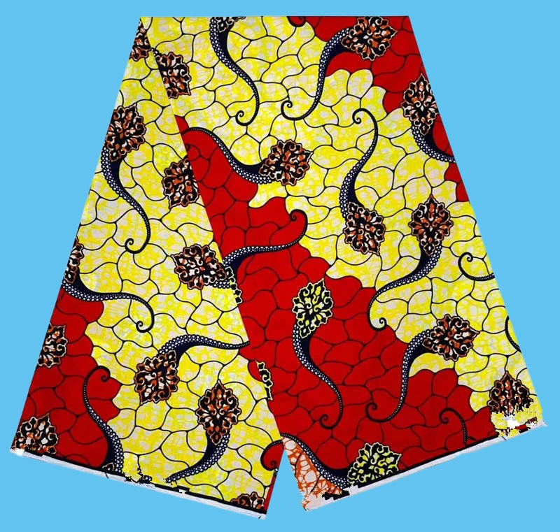 Ankara Fabric African Real Wax Print Cotton 100% New Design 2024 Tissus Wax Africain Patchwork Fabric For Dress 6yard Sales Soft