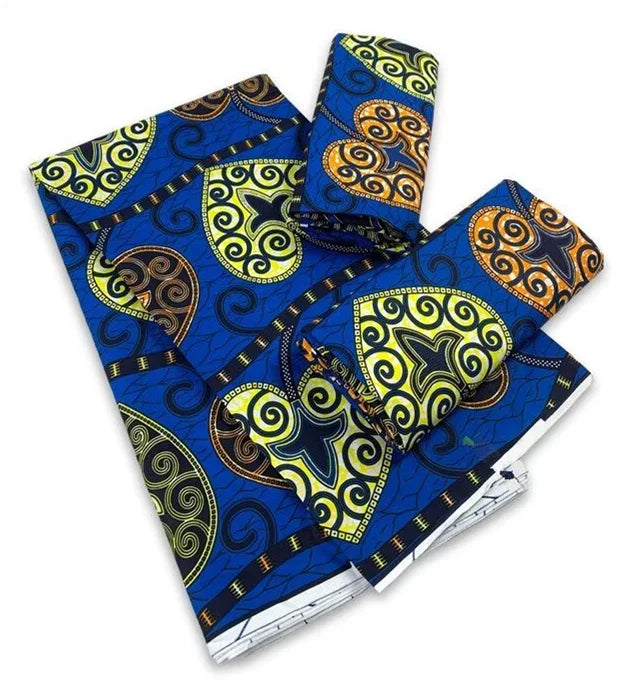 Ankara Fabric African Real Wax Print Cotton 100% New Design 2024 Tissus Wax Africain Patchwork Fabric For Dress 6yard Sales Soft