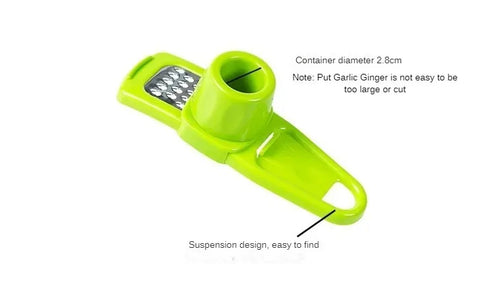 1 Pack Manual Mini Garlic Grinder Creative Garlic Press Garlic Mash Tool Portable Kitchen Gadgets for Home Cooking