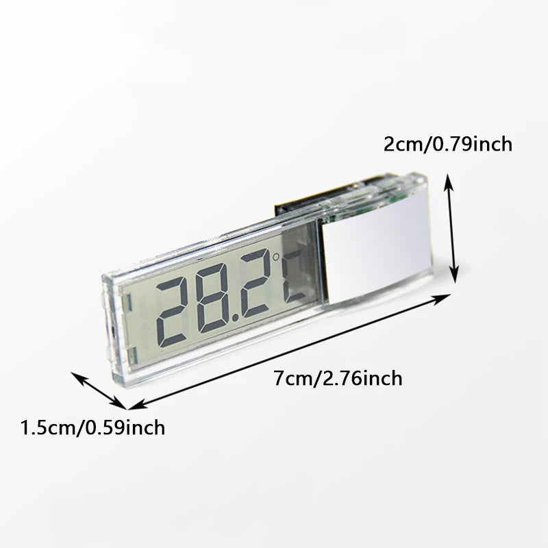1PC Aquarium Thermometer Electronic LCD Digital Fish Tank Temperature Measurement Fish Tank Temp Meter Aquarium Accessories