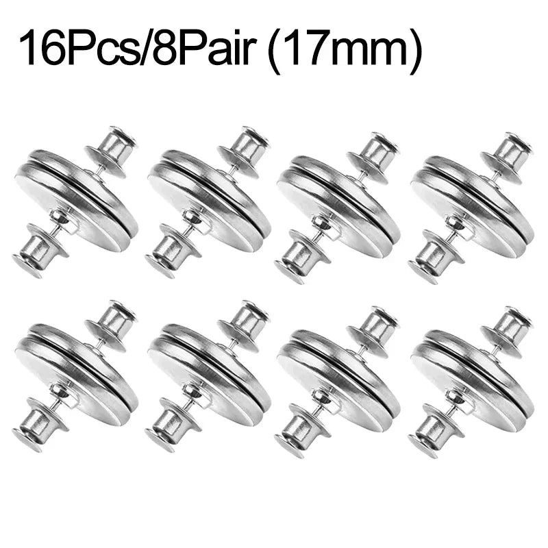 4/8 pack of magnetic curtain buttons, detachable curtain clips, prevents light leakage, and allows for curtain adjustment.
