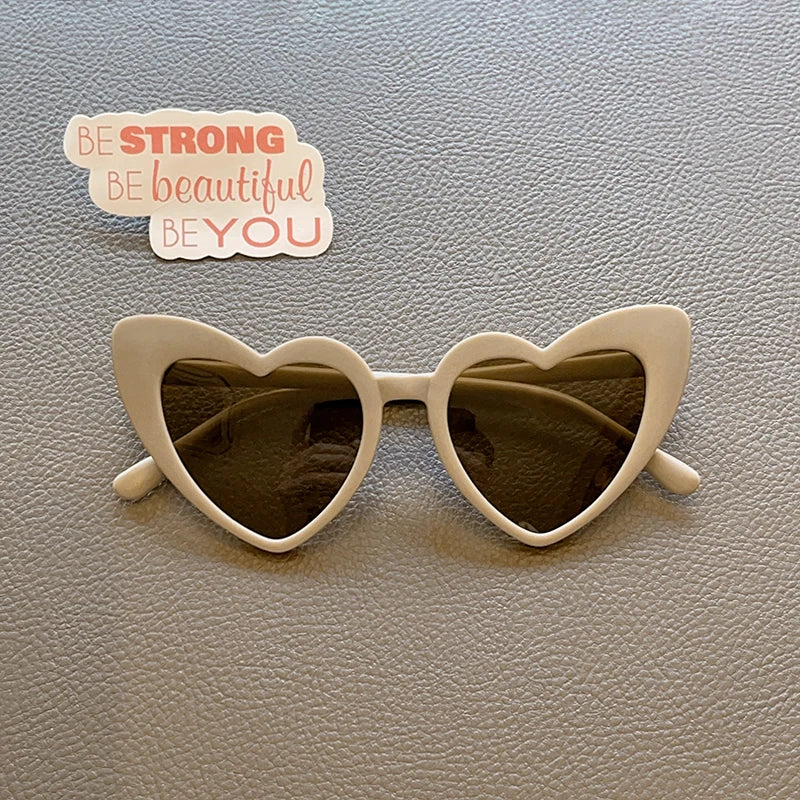 UV400 Protection Kids Heart Sunglasses 2026 New 7 Colors Cute For Girls Boys Toddler Outdoor Travel Daily Gift Shades Accessorie