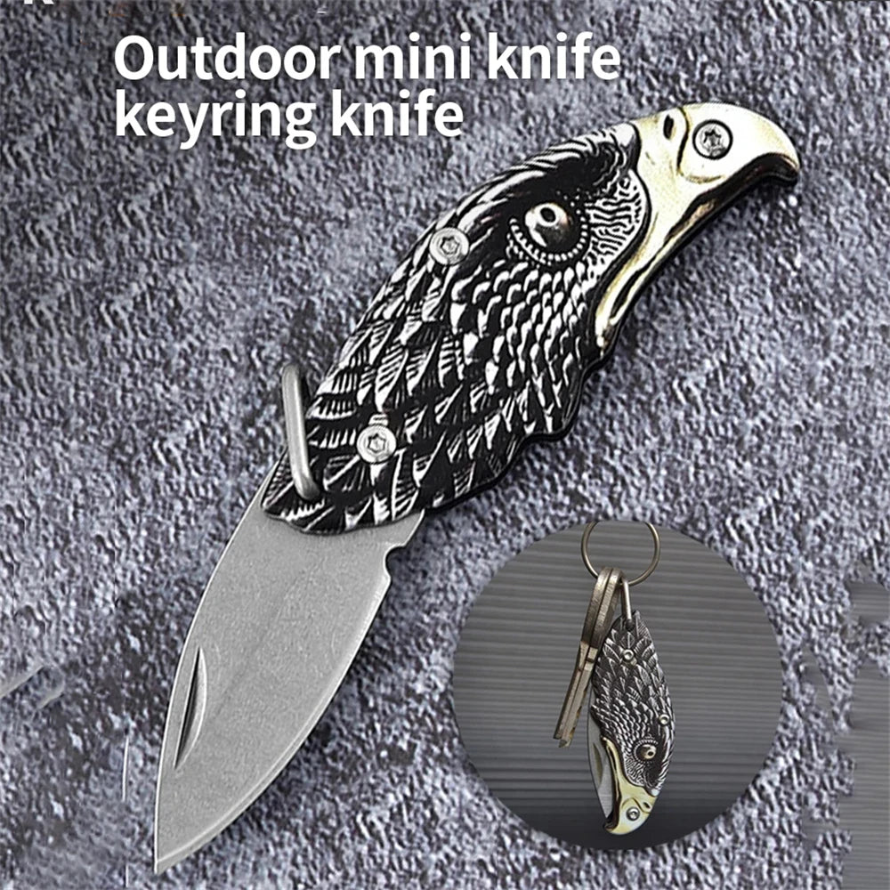 1PC,Folding Knife Stainless Steel Fruit Vegetable Meat Peeling Paring Knife Portable Knife Pocket Utility Knife Kitchen Knife