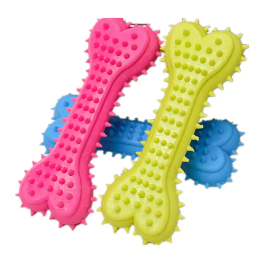Pet Toys for Small Dogs Rubber Resistance To Bite Dog Toy Teeth Cleaning Chew Training Toys Pet Supplies Puppy Dogs 2025new