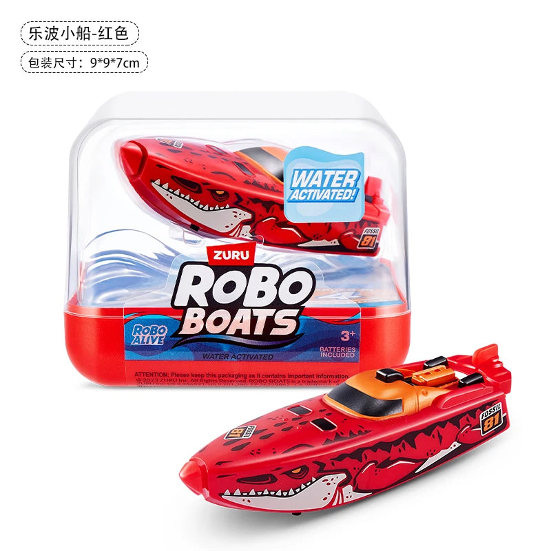 Zuru Robo Electronic Simulation Bath Toys Fish Turtle Axolotl Ship Water Playing Pet Toys For Boys Girls Kids Birthday Gifts