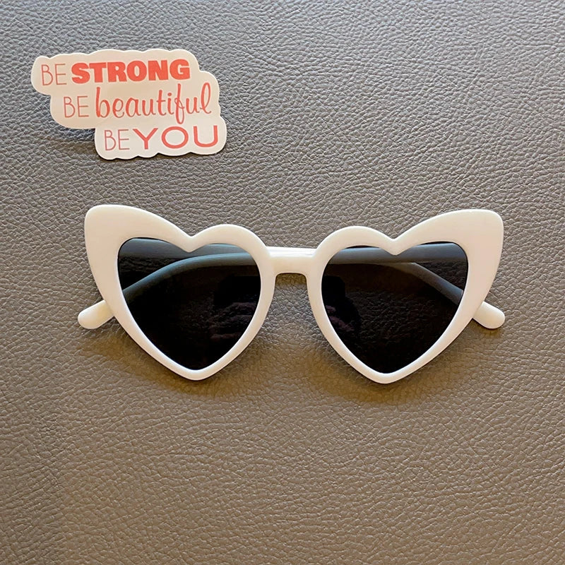 UV400 Protection Kids Heart Sunglasses 2026 New 7 Colors Cute For Girls Boys Toddler Outdoor Travel Daily Gift Shades Accessorie
