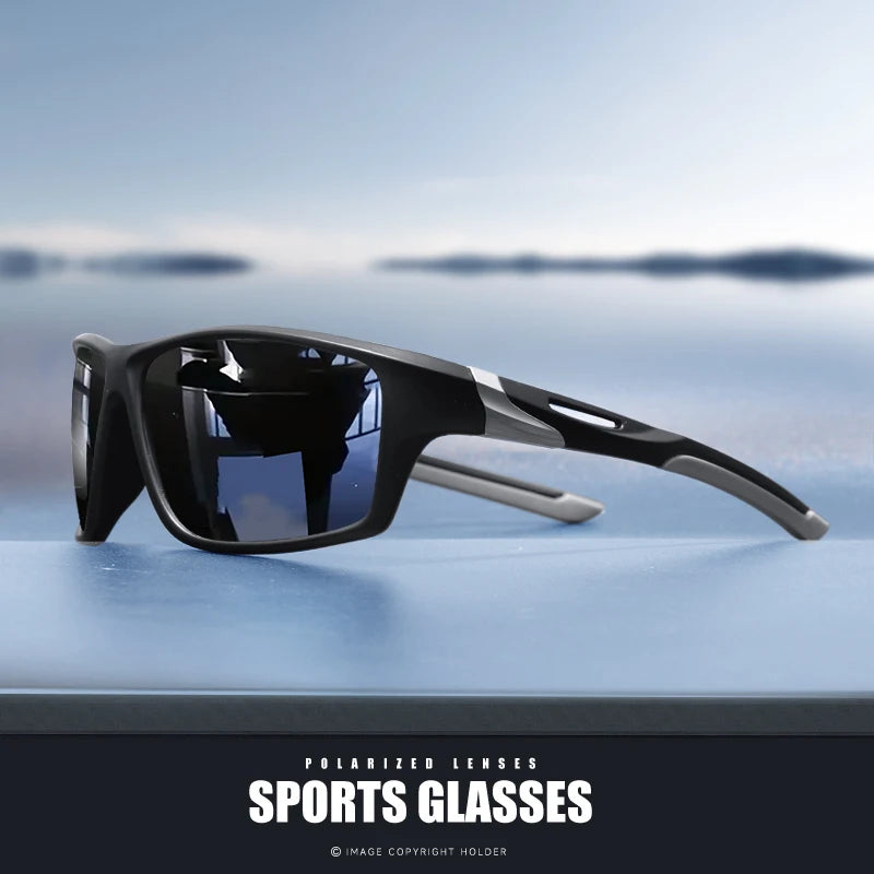 1pcs/3pcs Square Sports Sunglasses for Men - Polarized Lens for Fishing/Driving/Travel, Durable Matte Frame, HD Coating UV400