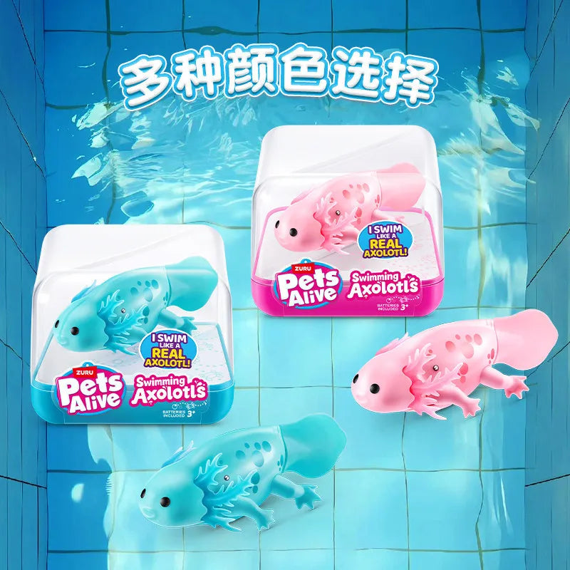 Zuru Robo Electronic Simulation Bath Toys Fish Turtle Axolotl Ship Water Playing Pet Toys For Boys Girls Kids Birthday Gifts