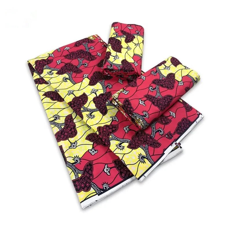 Ankara Fabric African Real Wax Print Cotton 100% New Design 2024 Tissus Wax Africain Patchwork Fabric For Dress 6yard Sales Soft