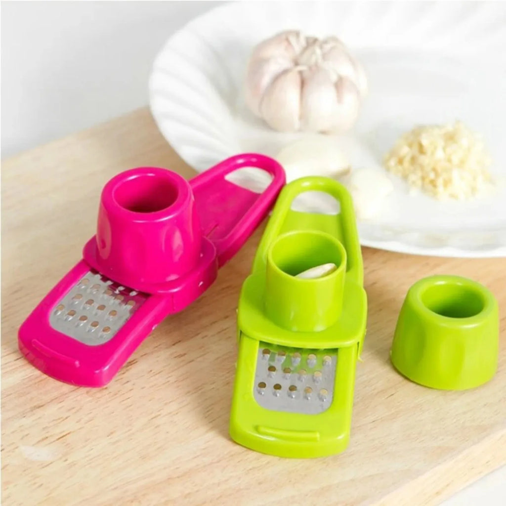 1 Pack Manual Mini Garlic Grinder Creative Garlic Press Garlic Mash Tool Portable Kitchen Gadgets for Home Cooking