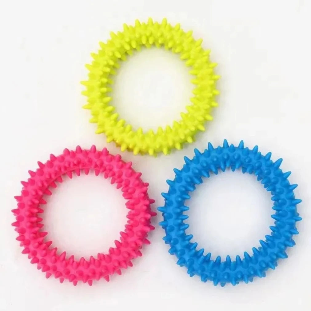 Pet Toys for Small Dogs Rubber Resistance To Bite Dog Toy Teeth Cleaning Chew Training Toys Pet Supplies Puppy Dogs 2025new