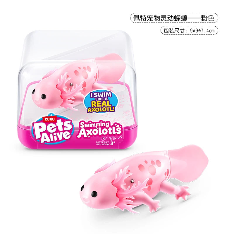 Zuru Robo Electronic Simulation Bath Toys Fish Turtle Axolotl Ship Water Playing Pet Toys For Boys Girls Kids Birthday Gifts