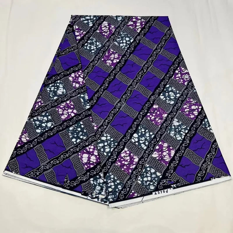 Ankara Fabric African Real Wax Print Cotton 100% New Design 2024 Tissus Wax Africain Patchwork Fabric For Dress 6yard Sales Soft
